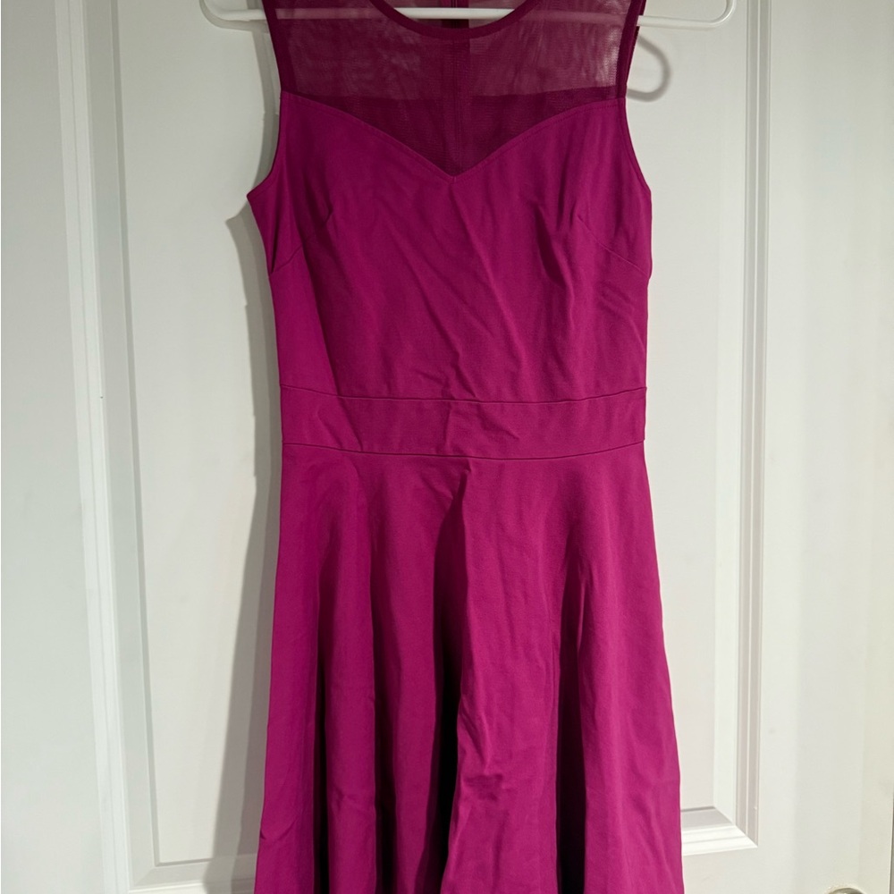 Elegant Pink Sleeveless Dress